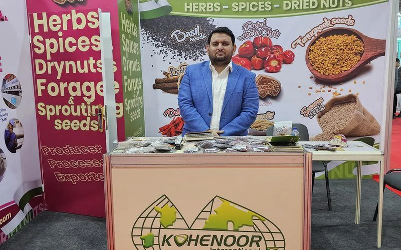 Kohenoor International at an international agricultural trade fair meeting seed importers