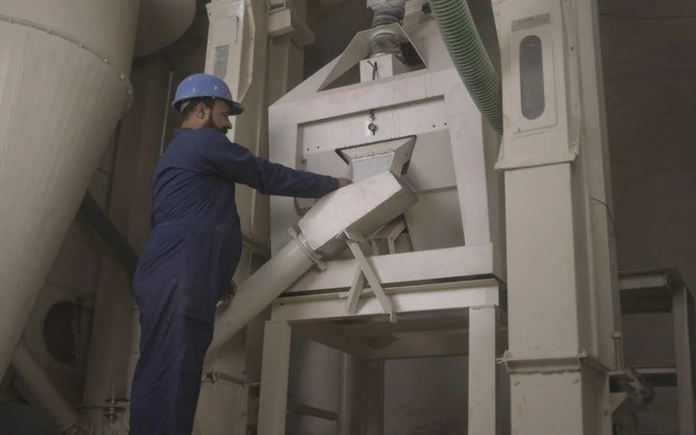 Seed cleaning, sortex grading and quality inspection at Kohenoor International's facility in Pakistan