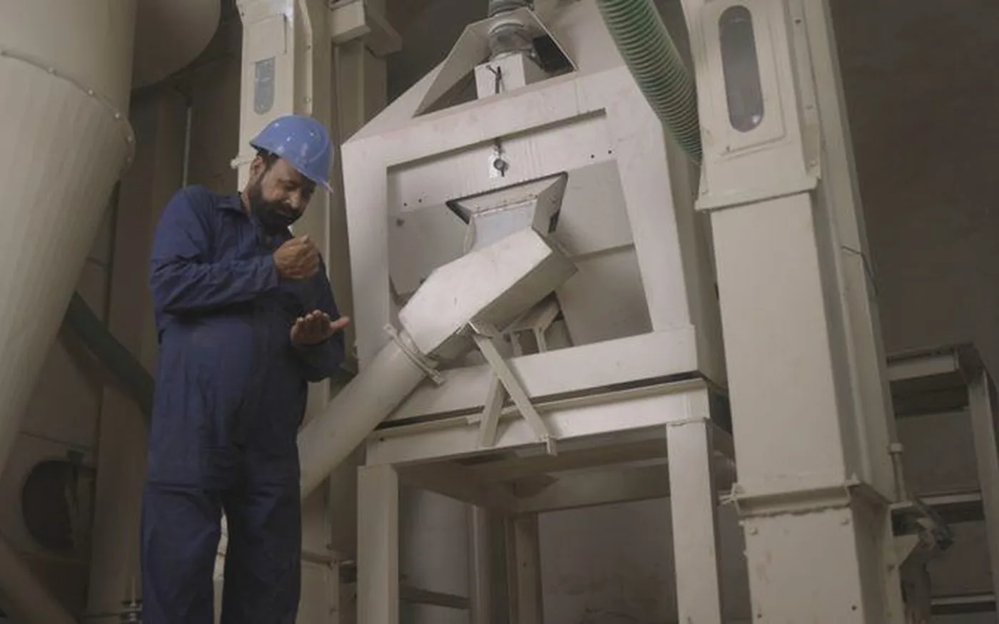 Seed cleaning, sortex grading and quality inspection at Kohenoor International's facility in Pakistan